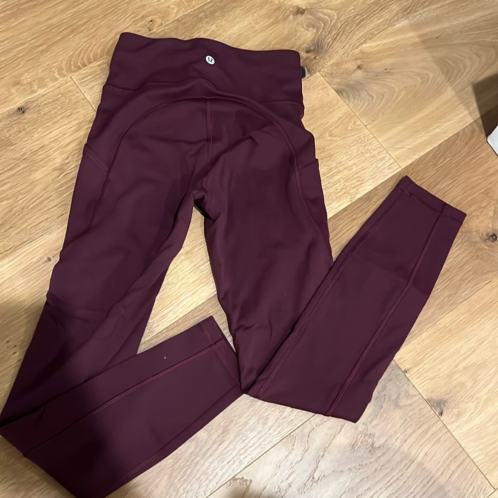 Lululemon pocket Wunder Train Leggings